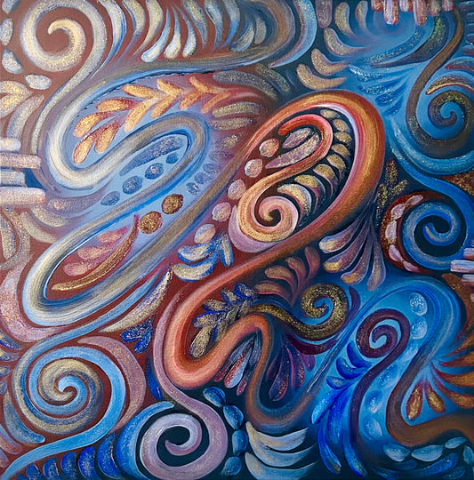 ༻Crimson Tide PRINT༺ 7.5" x 7.5"