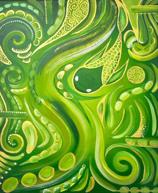 ༻Java Moss PRINT༺  8.5" x 11"